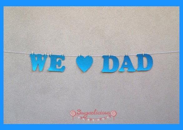 Father's Day banner - Sugarlicious Parties