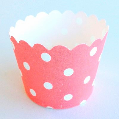 Red dot cupcake case - Ruby Rabbit Partyware