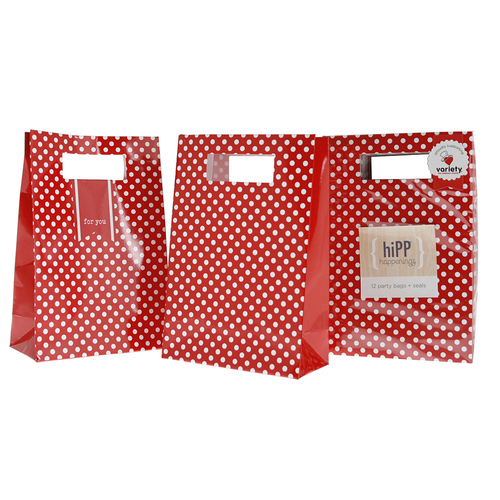 Polkadot red bag - Party and Co