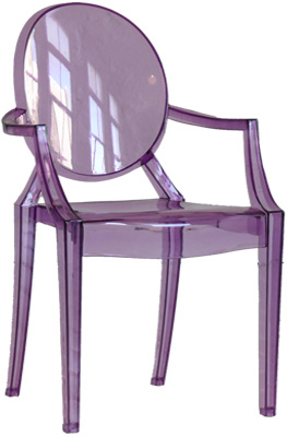 Purple mini ghost chair for hire - Mini Party People (Melbourne and Sydney)