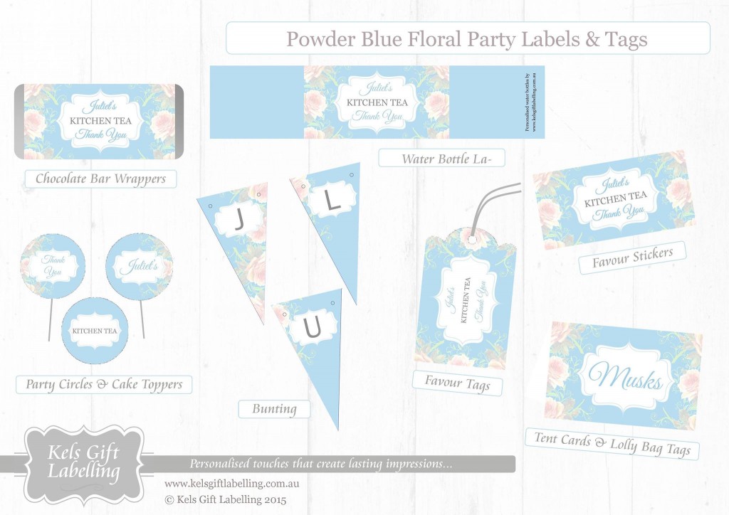 Floral printables - Kel's Gift Labelling