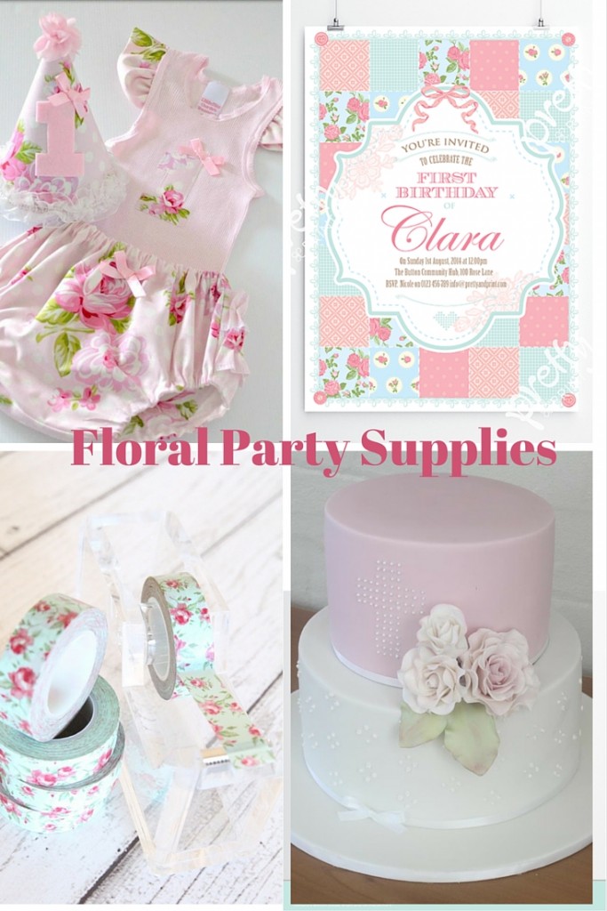 Floral Party Supplies
