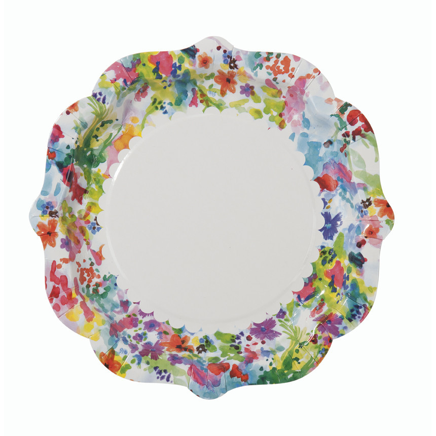 Floral fiesta plates - Ruby Rabbit Partyware