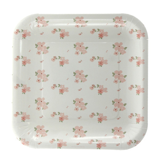 Sambellina floral party plates - Hip and Hooray