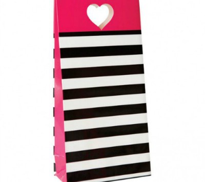 Pink heart party bags - Love The Occasion