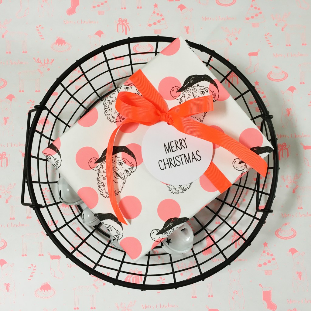 Neon Christmas wrapping accessories - The Party Parlour