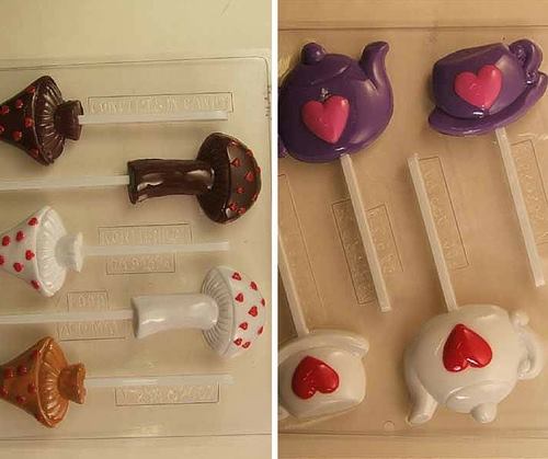 Alice in wonderland chocolate moulds - Confectionately yours