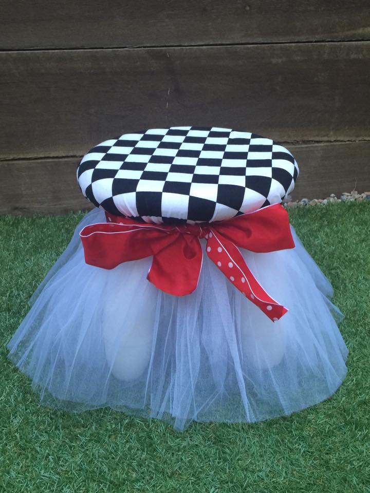 Alice in wonderland children's stools for hire - Enchanted Party Hire ( Qld)