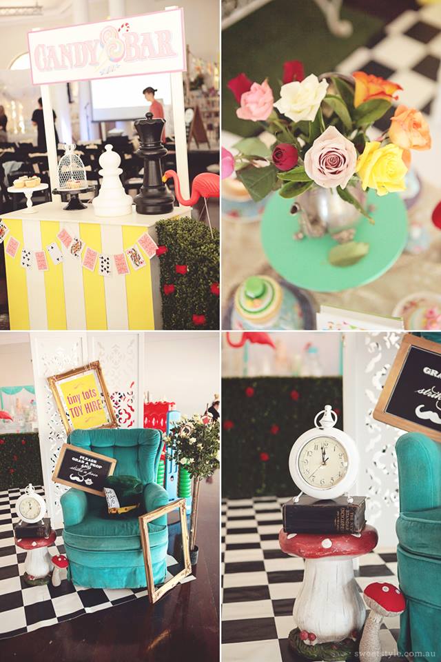 Alice in wonderland themed props for hire - Tiny Tots Toy Hire (Sydney)