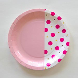 pink plates