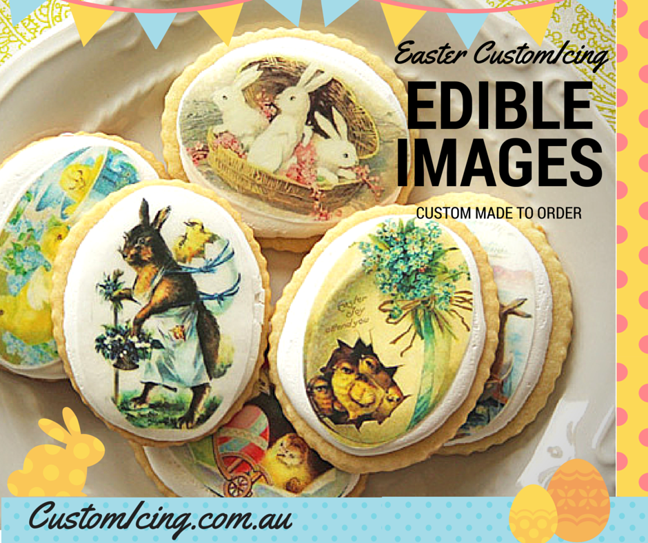 Easter Edible images - Custom Icing 