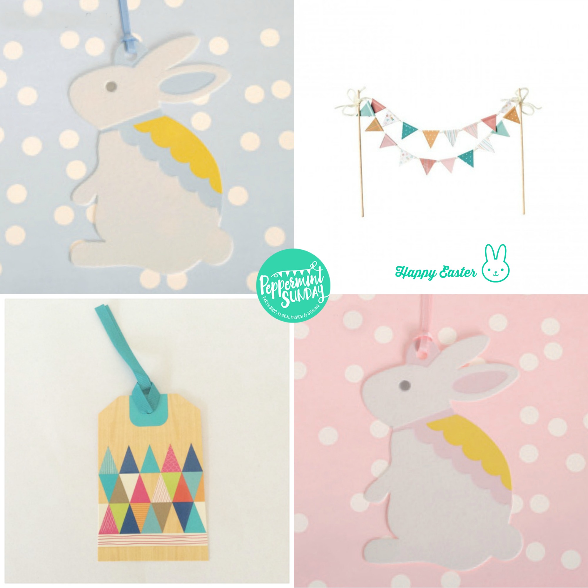 Easter partyware - Peppermint Sunday