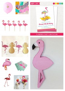 flamingo party supplies