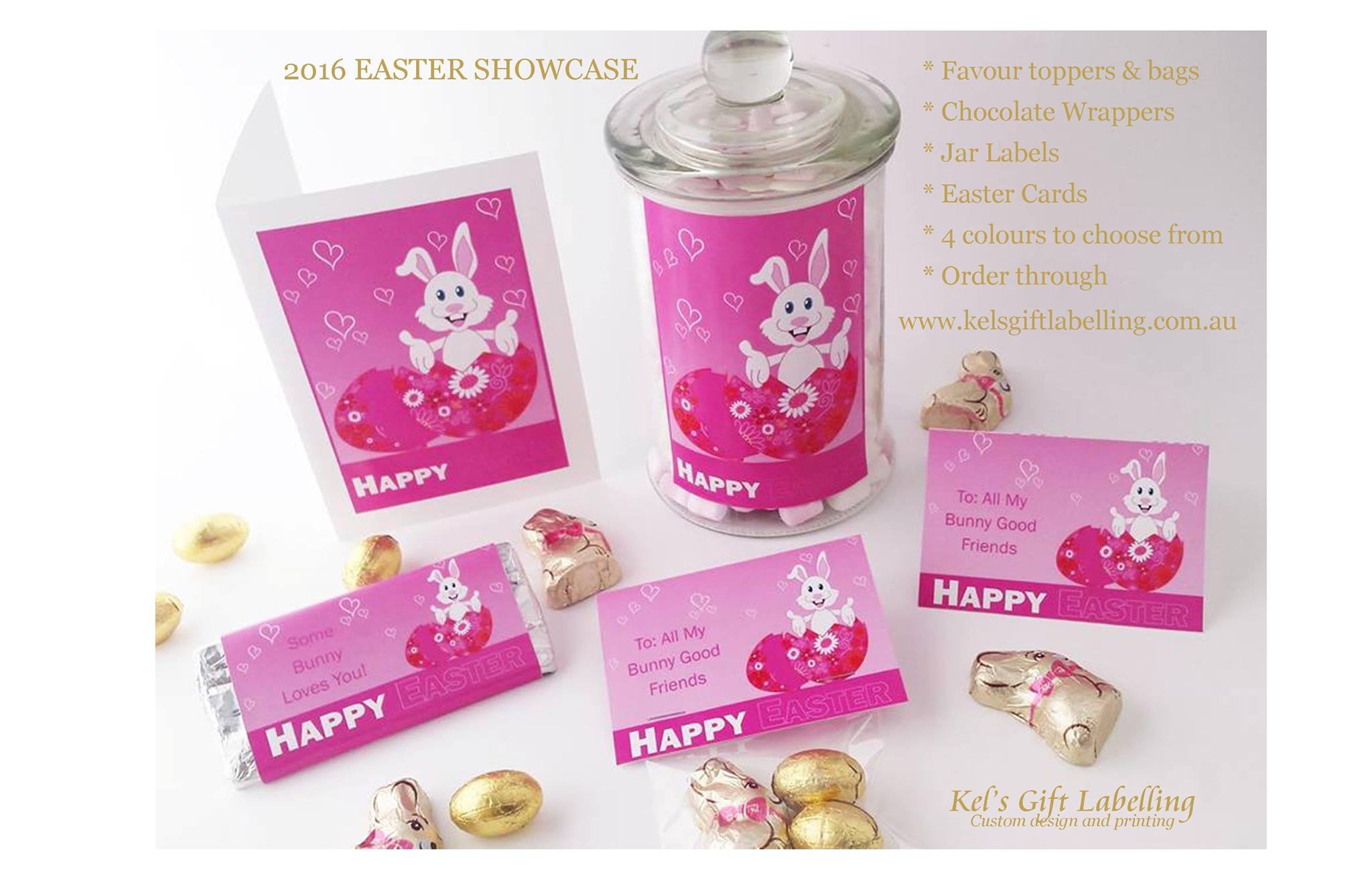 Easter gift stationery - Kel's Gift Labelling