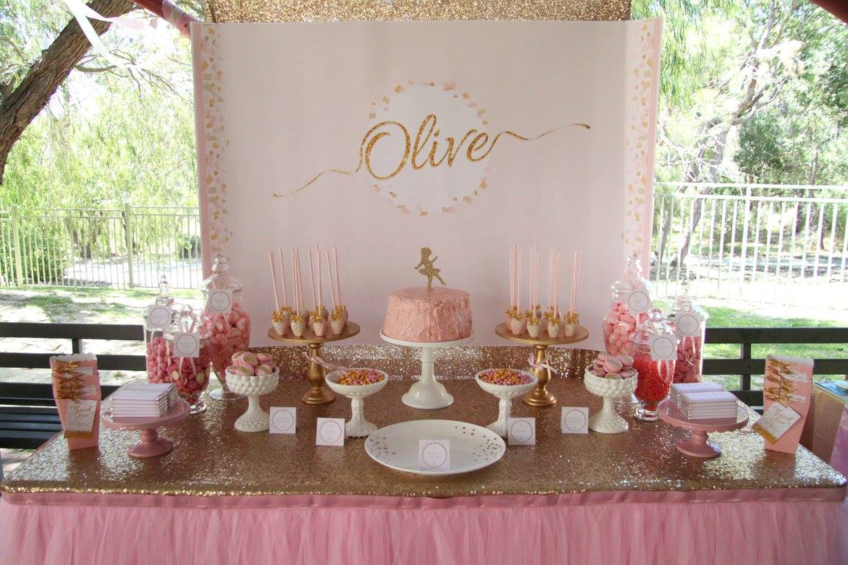 Olive's Ballerina party - I Heart Table Art