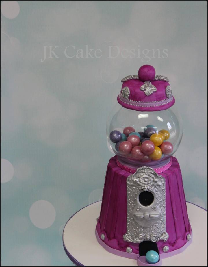 Gumball machine cake - JK Cake Designs