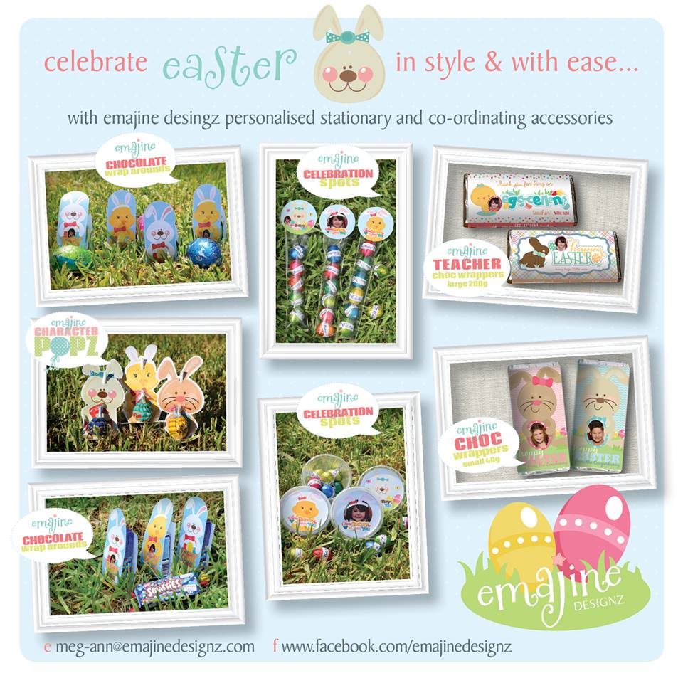 Easter printables and gift stationery - Emajine Designz