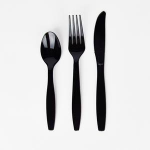 Black cutlery - Ruby Rabbit Partyware
