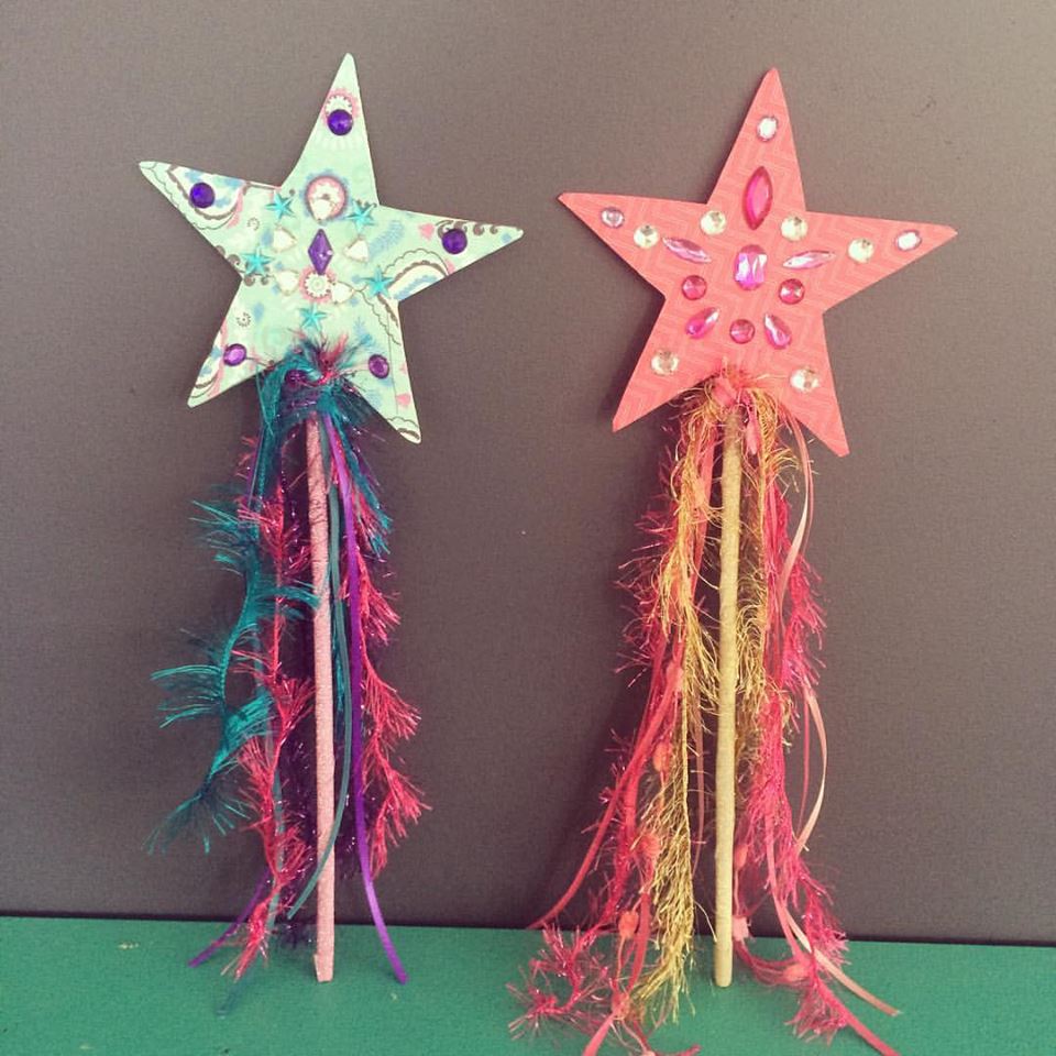 Make your own star wand party/party kit - Free Range Living