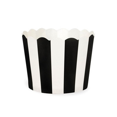 Black and white baking cups - Ruby Rabbit Partyware