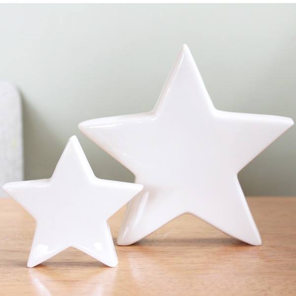Porcelain free standing stars - Hip and Hooray