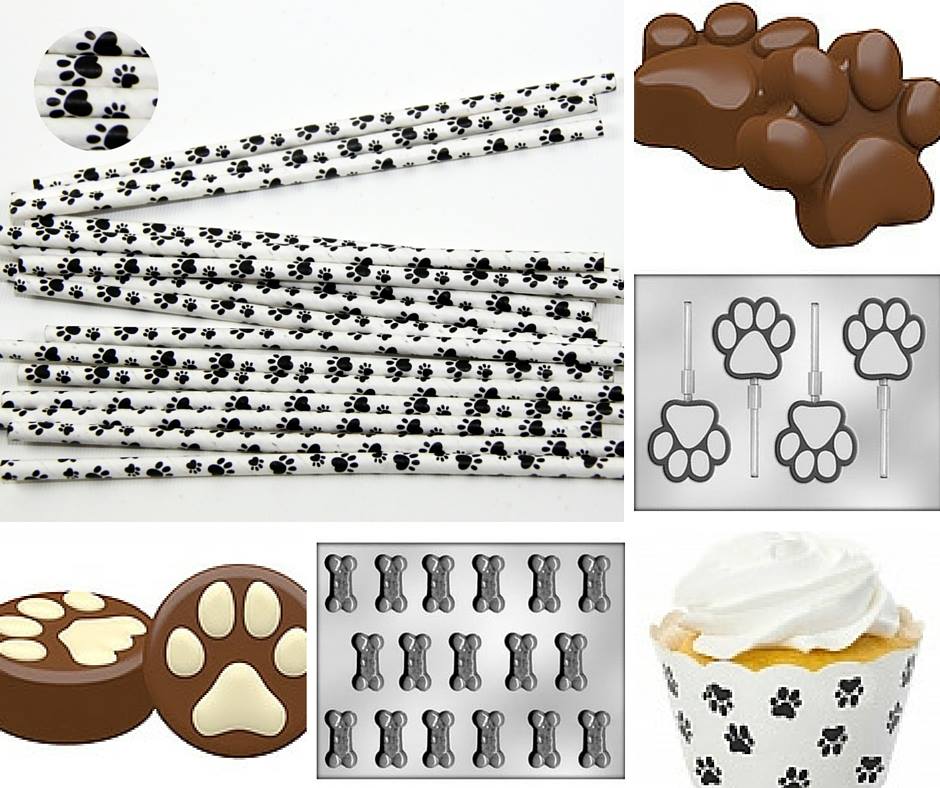 Paw Print baking accessories - Confectionately Yours