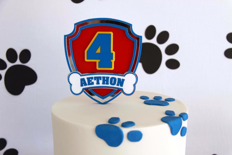 Paw Patrol cake topper - Glistening Occasions