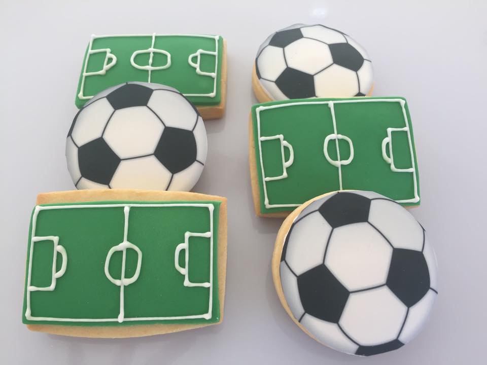 Soccer cookies - Miss Confetti (sydney)