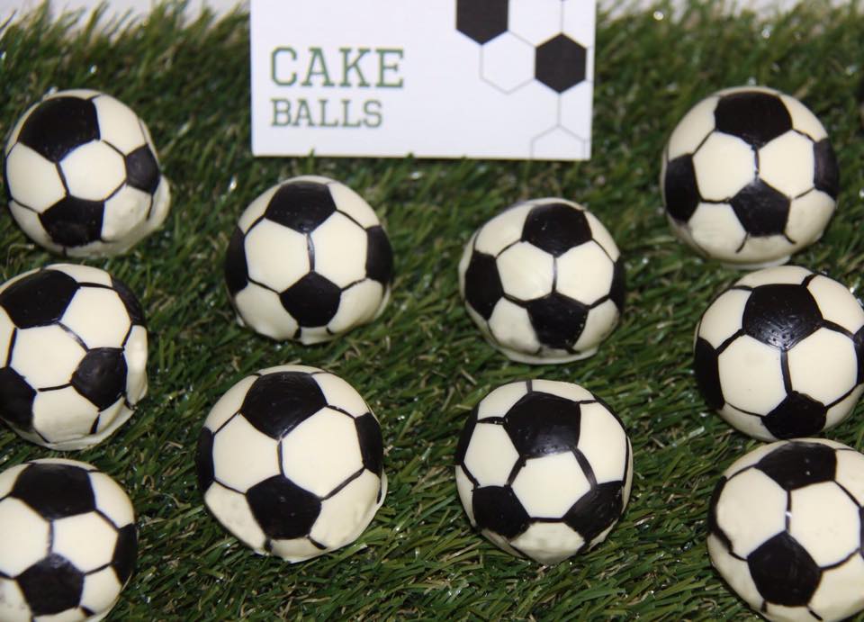 Soccer cake balls - Velvetier (Qld)