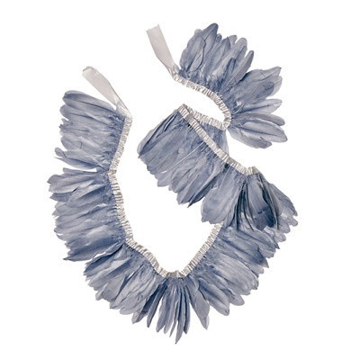 Grey feather garland - Ruby Rabbit Partyware