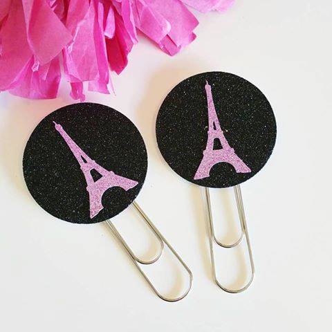 Paris bookmark party favours - Two Little Jays