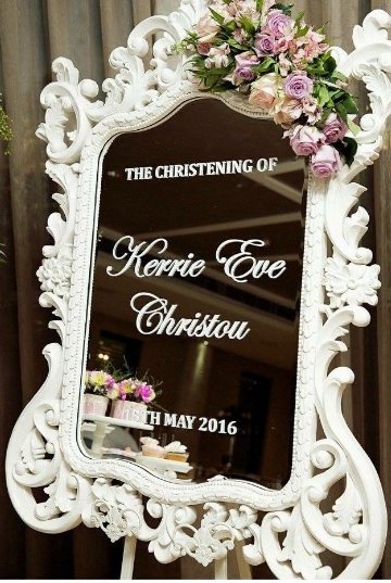 White princess mirror for hire - Sweet Heavenly Events and Hire (Sydney)