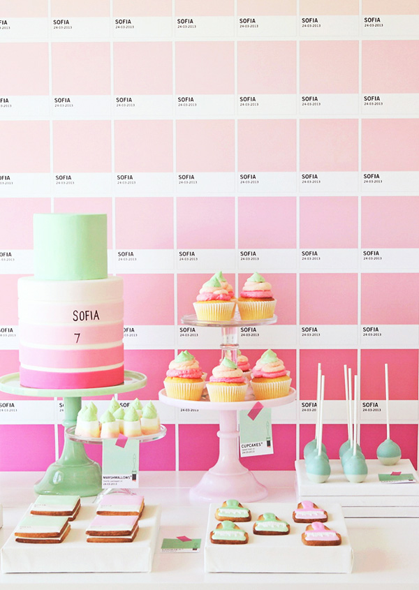 pink-pantone-dessert-table