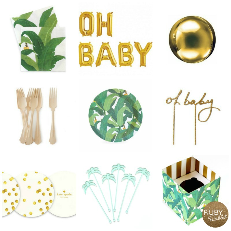tropical baby shower