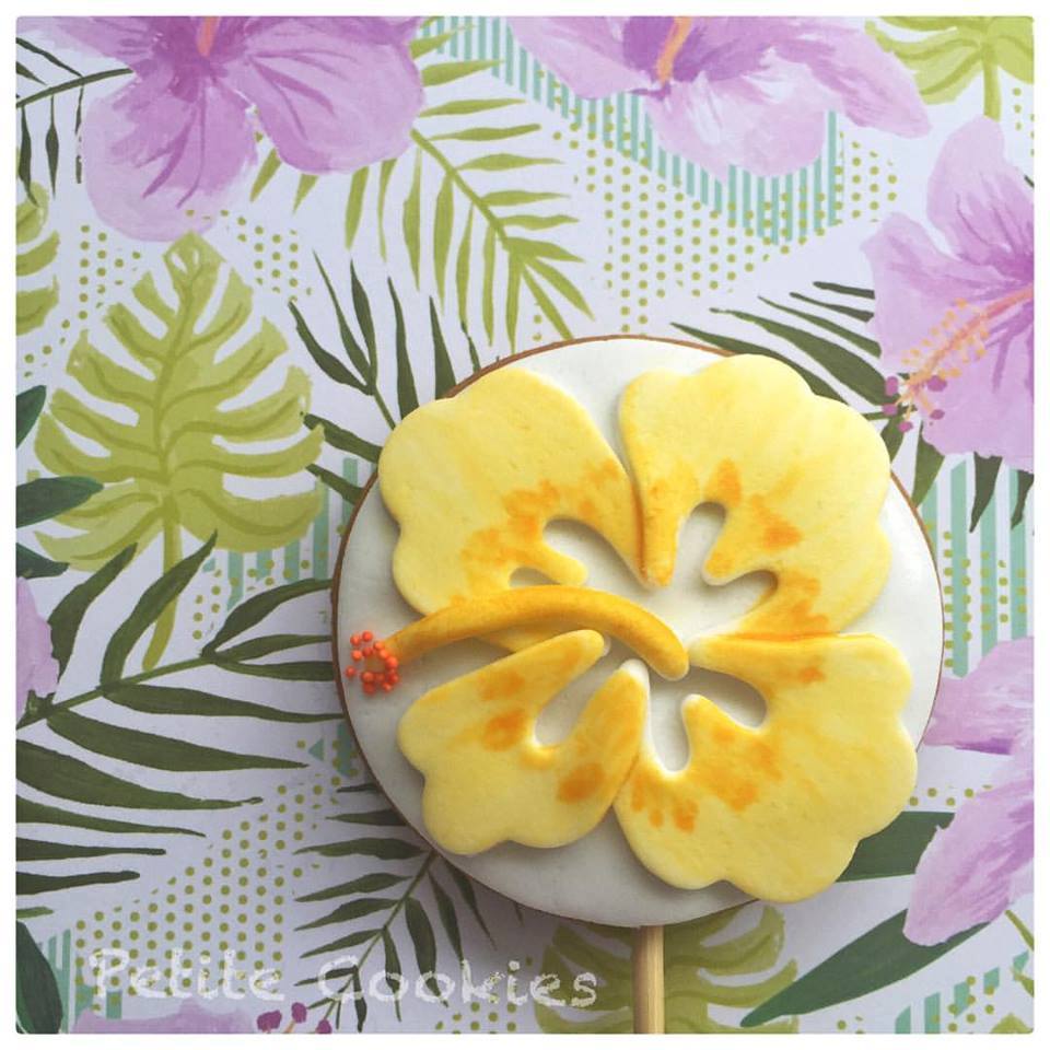 tropical themed cookies - petite cookies melbourne