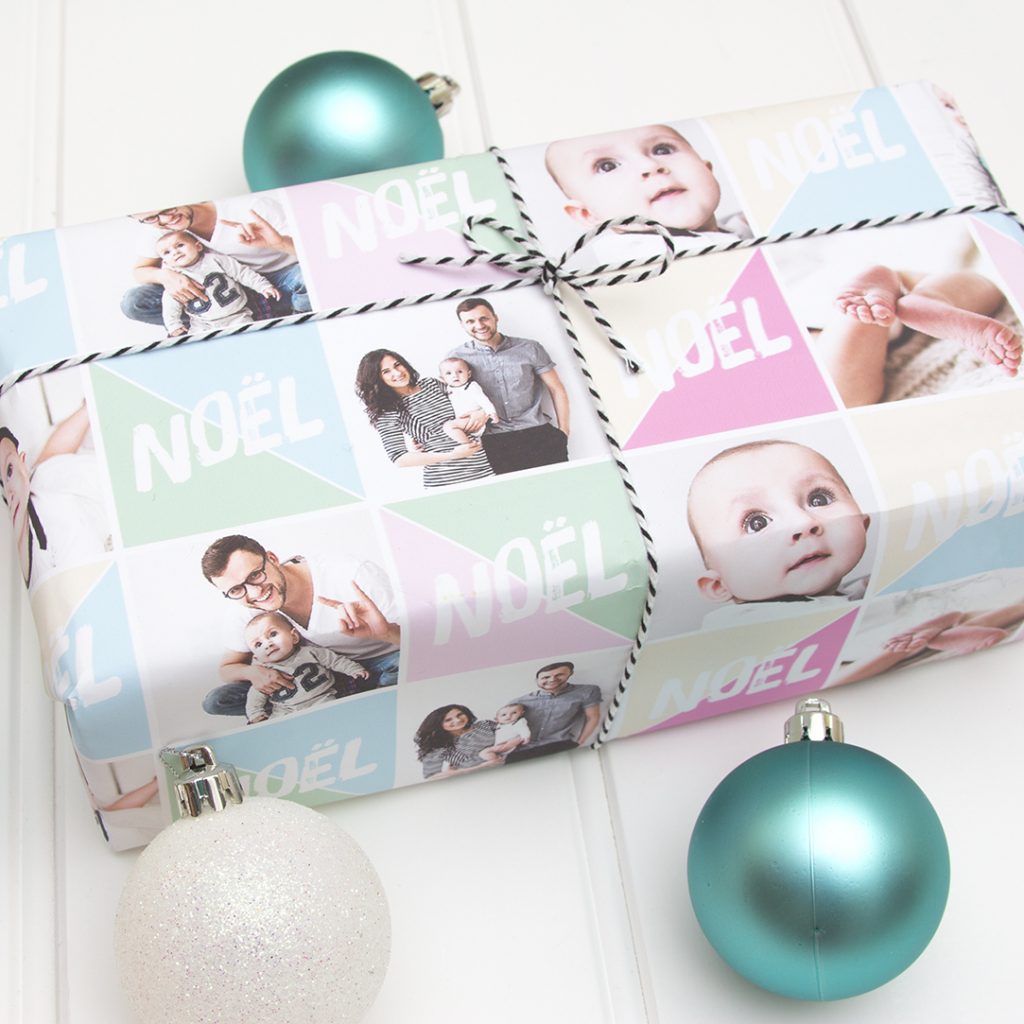 Personalised christmas wrapping paper - Love JK