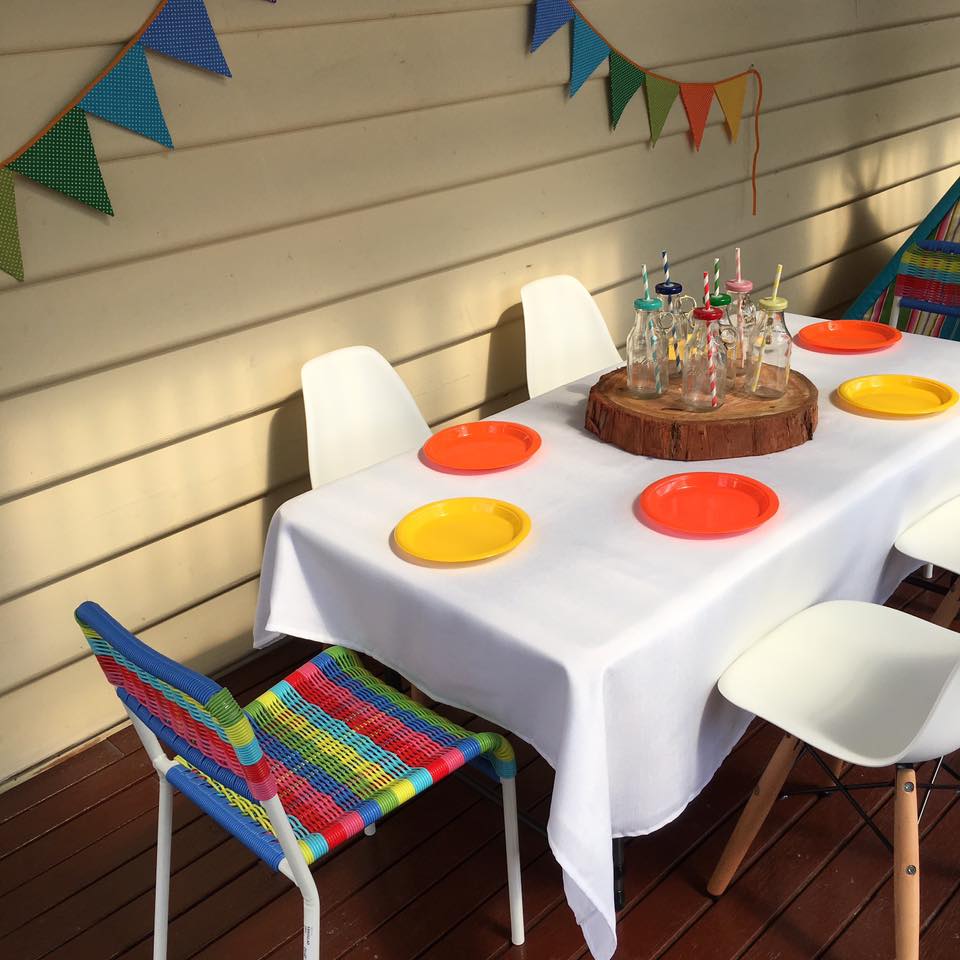 Rainbow chairs for hire - Little Giggles Party Hire (Melbourne)