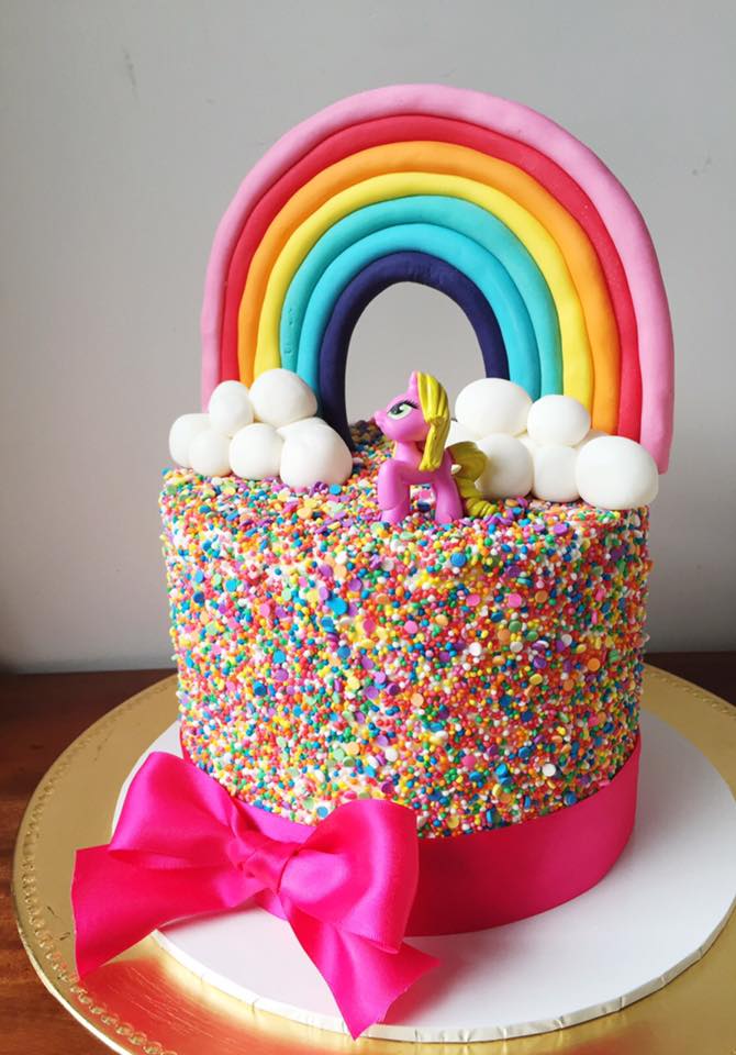 rainbow cake - love that lolly bar