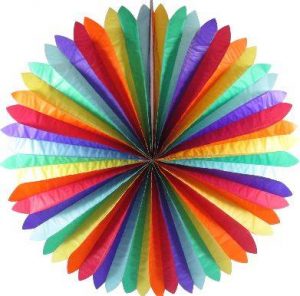 rainbow party decorations - fantasy kids parties