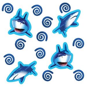 shark party decorations - fantasy kids parties