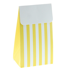 yellow party favor bags