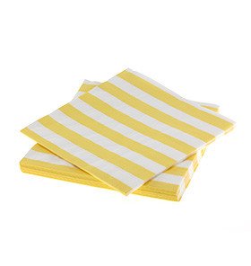 yellow napkins