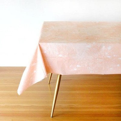 blush tablecloth