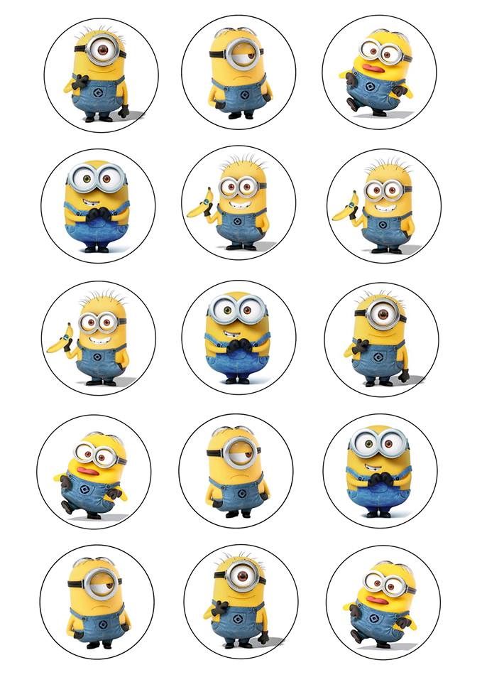 minions cake toppers