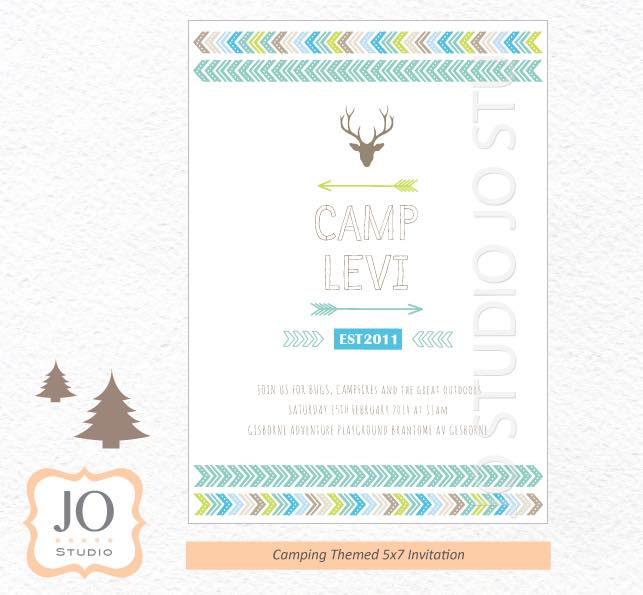 camping invitation