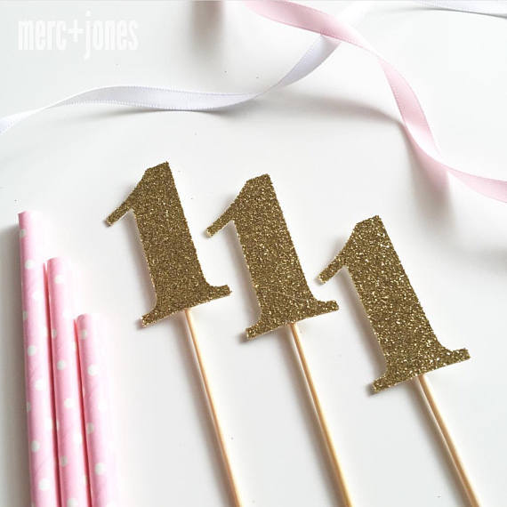 number cake toppers