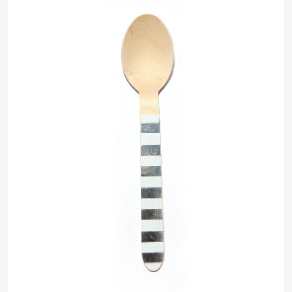 wooden party cutlery