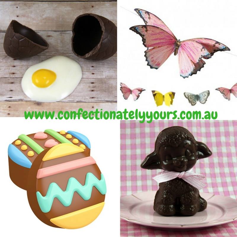 easter themed chocolate moulds