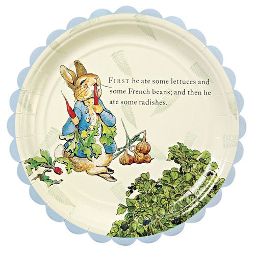 peter rabbit themed tableware