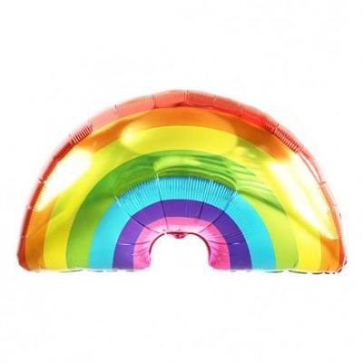 rainbow shaped balloon